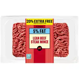 Iceland Iceland british lean beef steak mince 5% fat offer