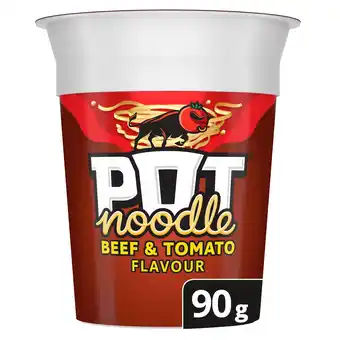 Iceland Pot noodle beef & tomato 90 g offer