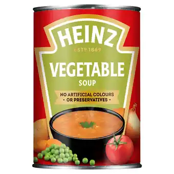Iceland Heinz vegetable soup 400g offer