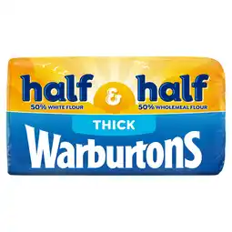 Iceland Warburtons half & half thick 800g offer