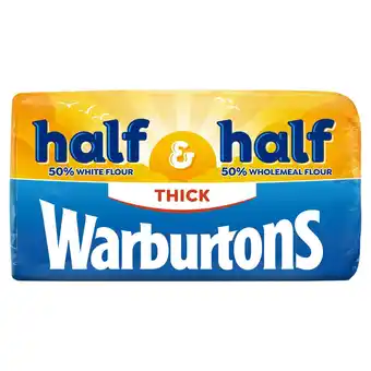 Iceland Warburtons half & half thick 800g offer