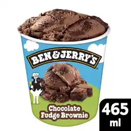 Iceland Ben & jerry's ice cream chocolate fudge brownie 465 ml offer