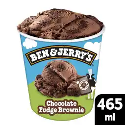 Iceland Ben & jerry's ice cream chocolate fudge brownie 465 ml offer
