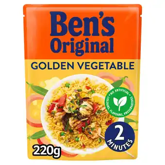Iceland Ben's original golden vegetable 220g offer