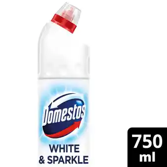 Iceland Domestos thick bleach white & sparkle 750 ml offer