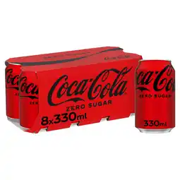 Iceland Coca-cola zero sugar 8 x 330ml offer