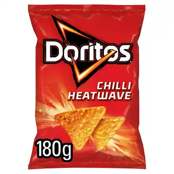 Iceland Doritos chilli heatwave sharing tortilla chips crisps 180g offer