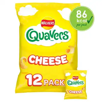 Iceland Walkers quavers cheese multipack snacks crisps 12x16g offer