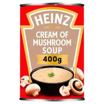 Iceland Heinz cream of mushroom soup 400g offer