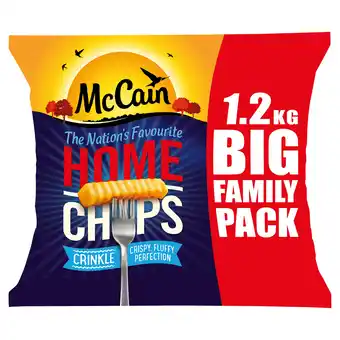 Iceland Mccain home chips crinkle 1.2kg offer