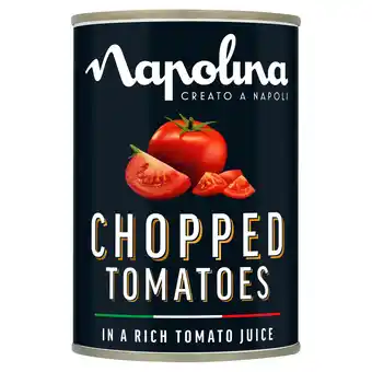 Iceland Napolina chopped tomatoes in a rich tomato juice 400g offer