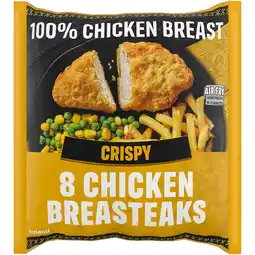 Iceland Iceland 8 (approx.) crispy chicken breast breasteaks 680g offer
