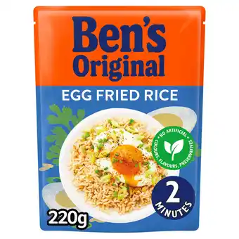 Iceland Ben's original egg fried rice 220g offer