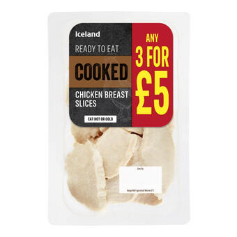 Iceland Iceland cooked chicken breast slices 160g offer