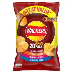 Iceland Walkers meaty pack 20 x 25g offer