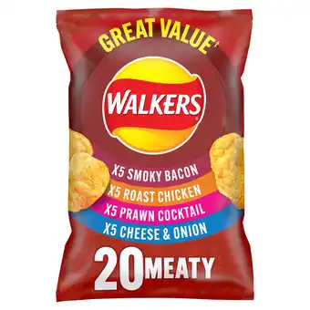 Iceland Walkers meaty pack 20 x 25g offer