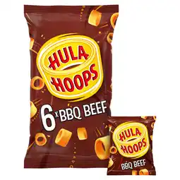 Iceland Hula hoops bbq beef flavour 6 x 24g offer