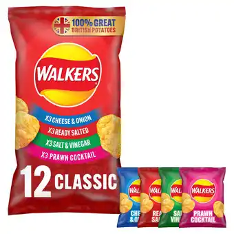 Iceland Walkers classic pack 12 x 25g offer