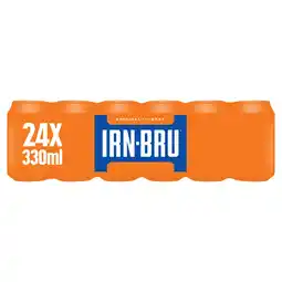 Iceland Irn-bru soft drink 24 x 330ml cans offer