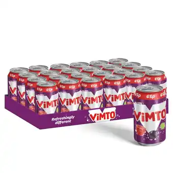 Iceland Vimto fizzy original cans 330ml offer