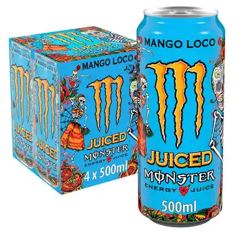 Iceland Monster energy drink mango loco 4 x 500ml offer