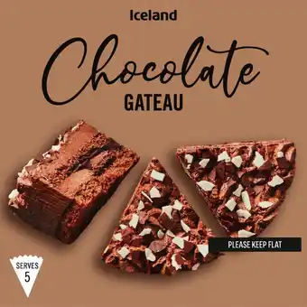 Iceland Iceland chocolate gateau 350g offer