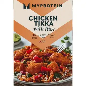 Iceland Myprotein chicken tikka with rice 350g offer