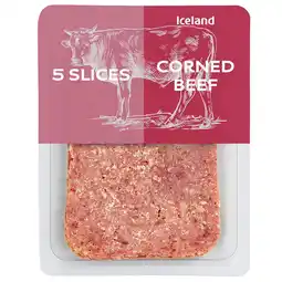 Iceland Iceland 6 slices (approx.) corned beef 150g offer