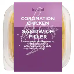 Iceland Iceland coronation chicken sandwich filler 250g offer