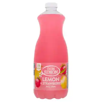 Iceland Don simon lemon & strawberry juice drink 1.5l offer