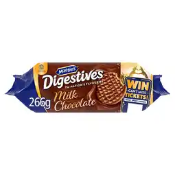 Iceland Mcvitie's milk chocolate digestive biscuits 266g offer