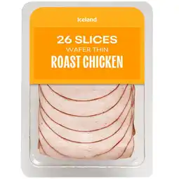 Iceland Iceland wafer thin roast chicken 275g offer