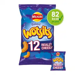 Iceland Walkers wotsits really cheesy multipack snacks crisps 12x16.5g offer