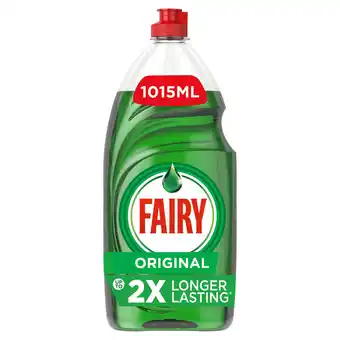 Iceland Fairy original washing up liquid green with liftaction 1015ml offer