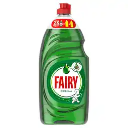 Iceland Fairy original washing up liquid green with liftaction 1015ml offer