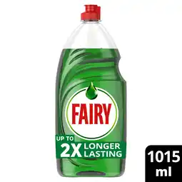 Iceland Fairy original washing up liquid green with liftaction 1015ml offer