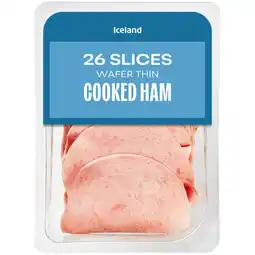 Iceland Iceland wafer thin cooked ham 275g offer