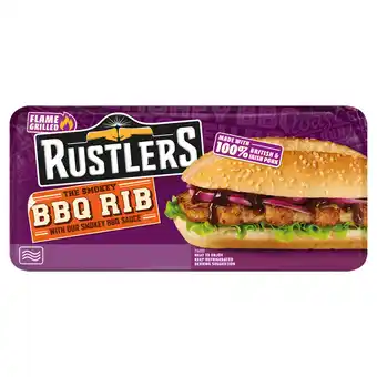 Iceland Rustlers the smokey bbq rib 157g offer