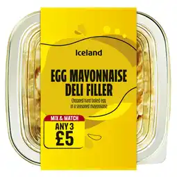 Iceland Iceland egg mayonnaise sandwich filler 250g offer
