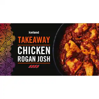 Iceland Iceland chicken rogan josh 375g offer