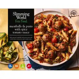 Iceland Slimming world meatballs & pasta with spicy tomato sauce 550g offer