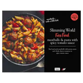 Iceland Slimming world meatballs & pasta with spicy tomato sauce 550g offer