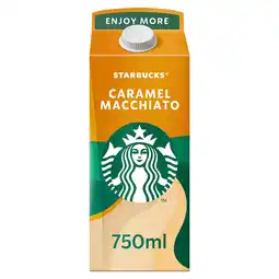 Iceland Starbucks mulitserve caramel macchiato iced coffee 750ml offer