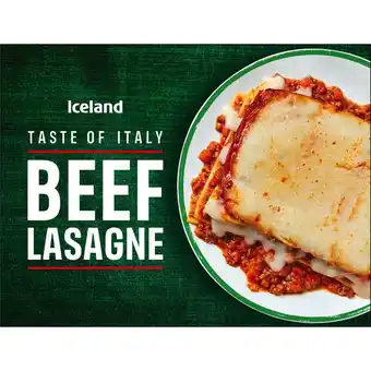 Iceland Iceland lasagne 400g offer