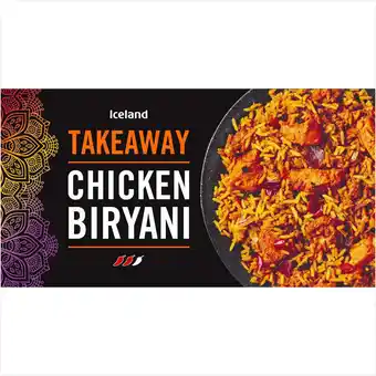 Iceland Iceland chicken biryani 375g offer