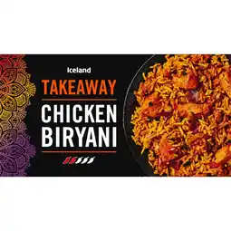 Iceland Iceland chicken biryani 375g offer
