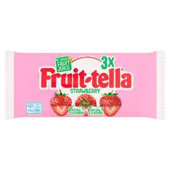 Iceland Fruit-tella strawberry 3 x 41g offer