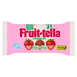 Iceland Fruit-tella strawberry 3 x 41g offer