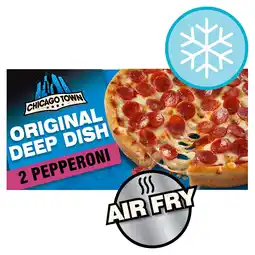 Iceland Chicago town fully loaded deep dish pepperoni pizzas 2 x 155g (310g) offer