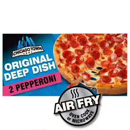 Iceland Chicago town fully loaded deep dish pepperoni pizzas 2 x 155g (310g) offer